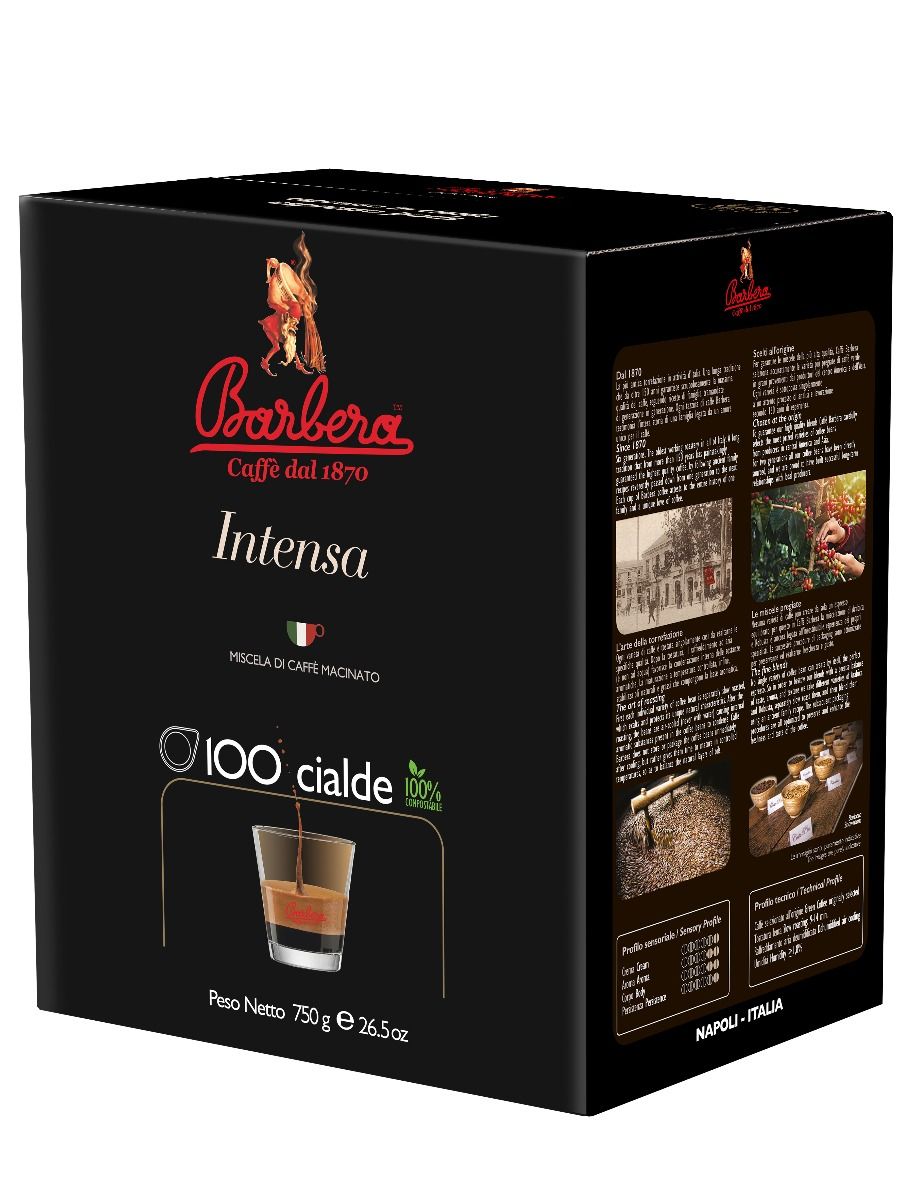 Dosettes ESE Barbera Caffè INTENSA (Aromagic) 