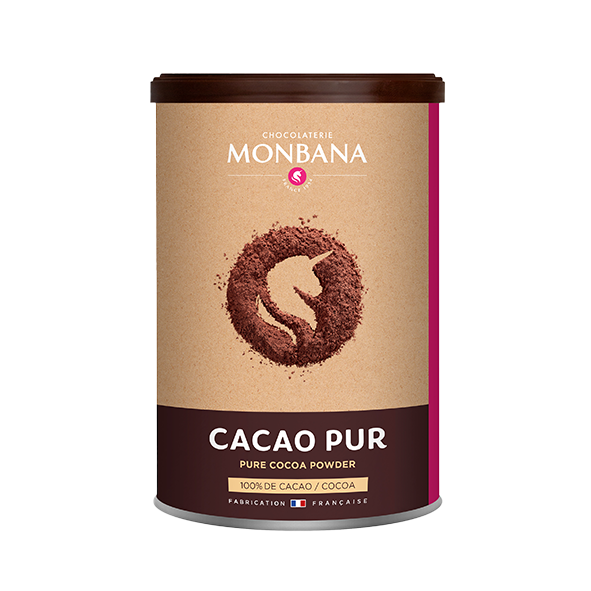 Chocolat en poudre 100% Pur Cacao - Monbana