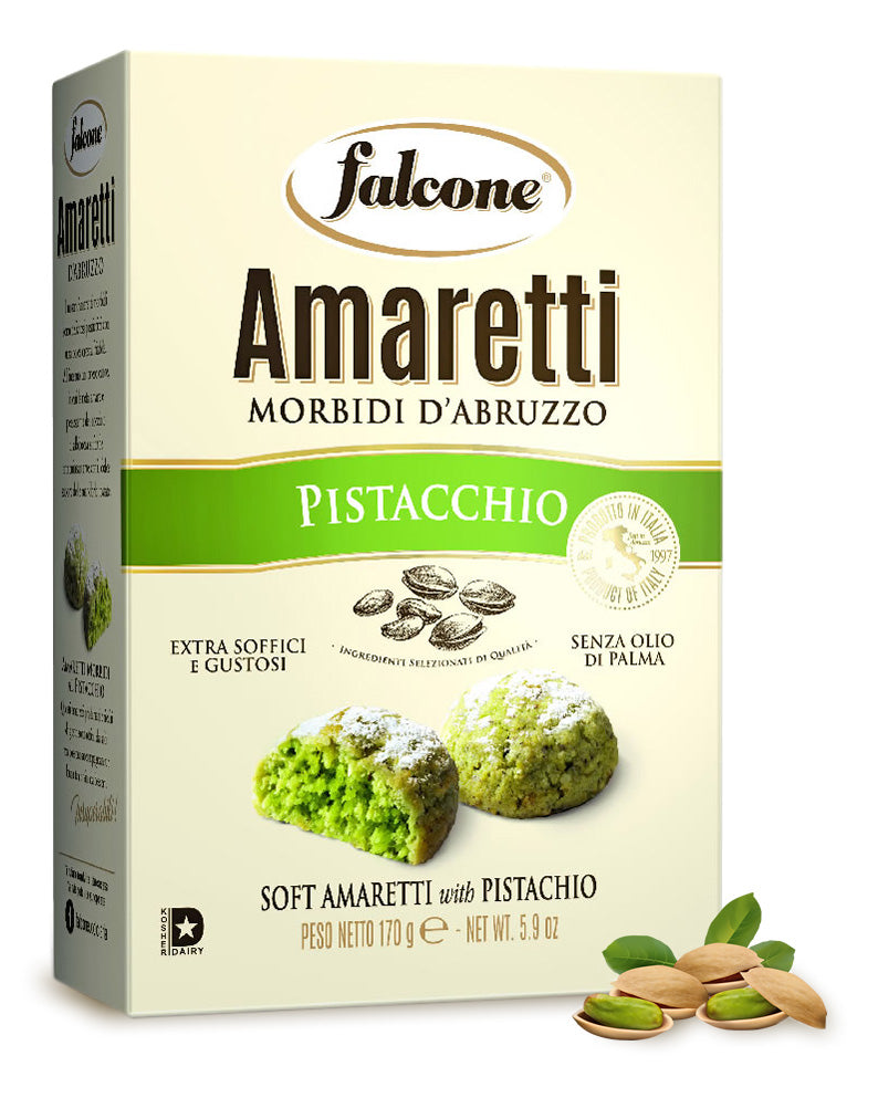 Amaretti moelleux à la pistache - Falcone