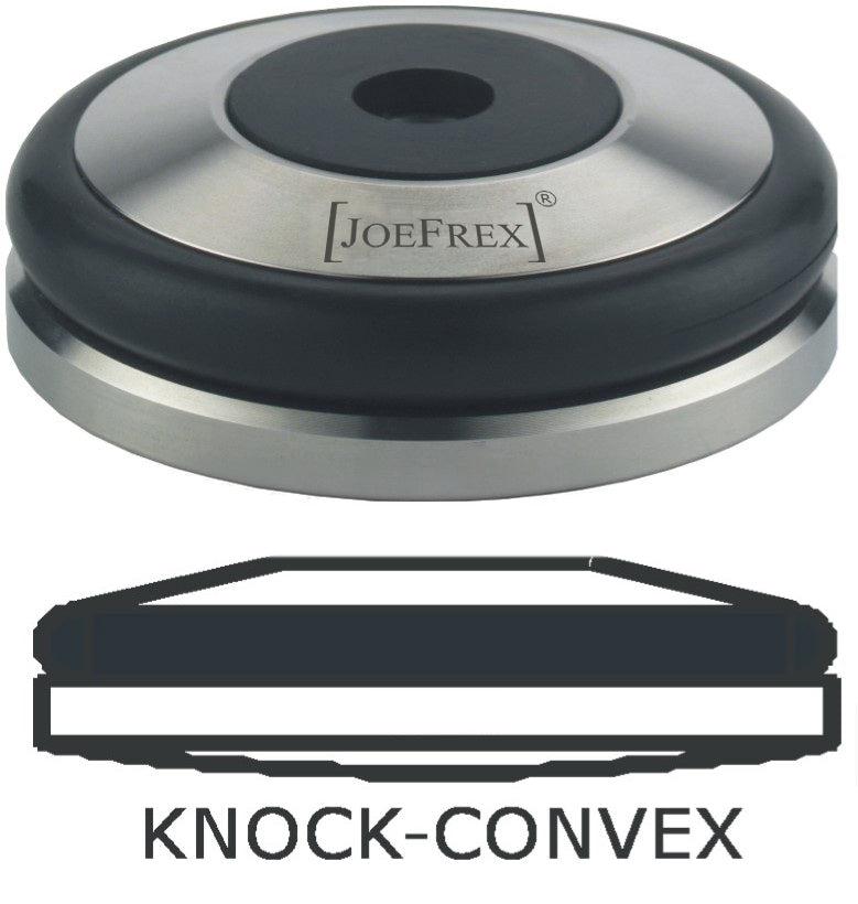 Partie inférieure KNOCK-CONVEX de Tamper/Tasseur à café - 57 mm 