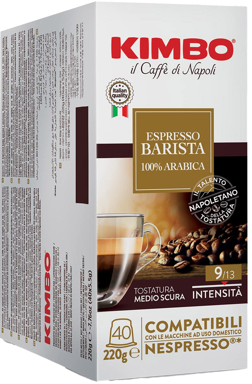 Capsules compatibles Kimbo Barista Nespresso®*