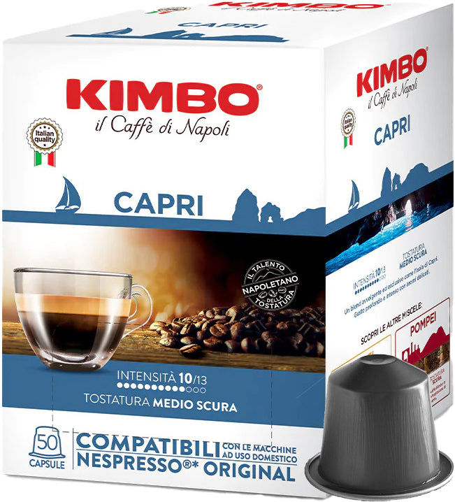 Capsules Kimbo Capri compatibles Nespresso®*