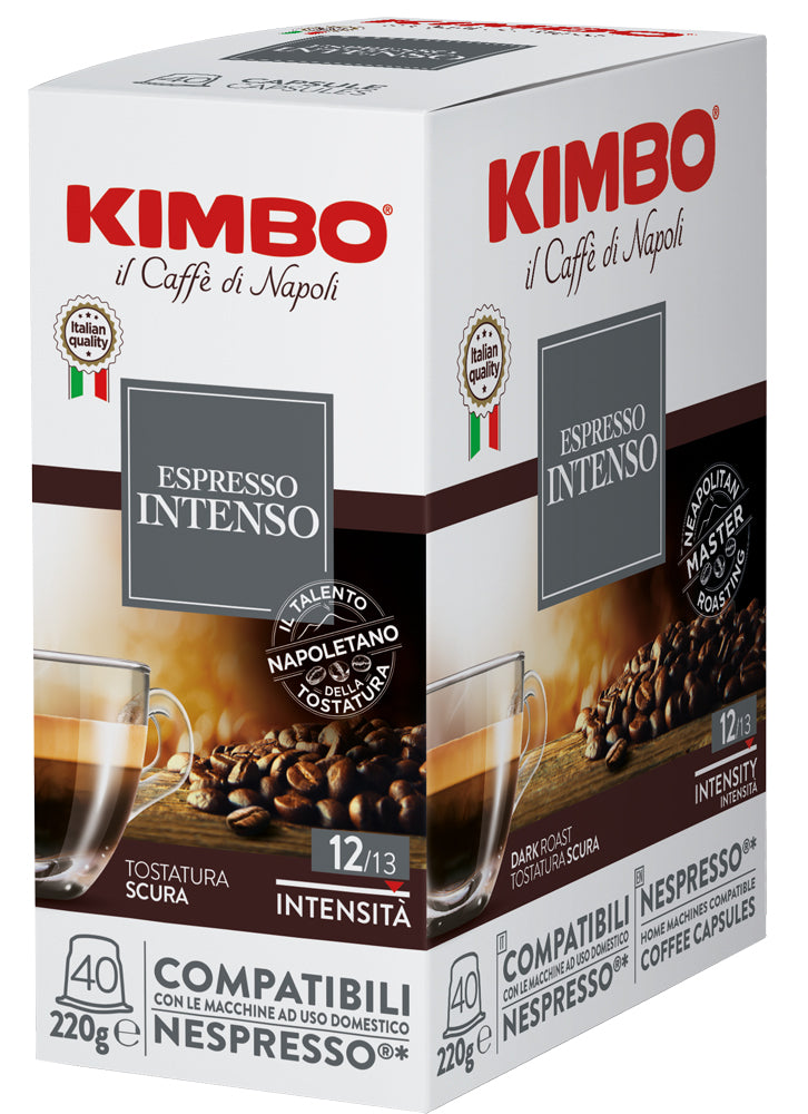 Capsules Kimbo Intenso compatibles Nespresso®