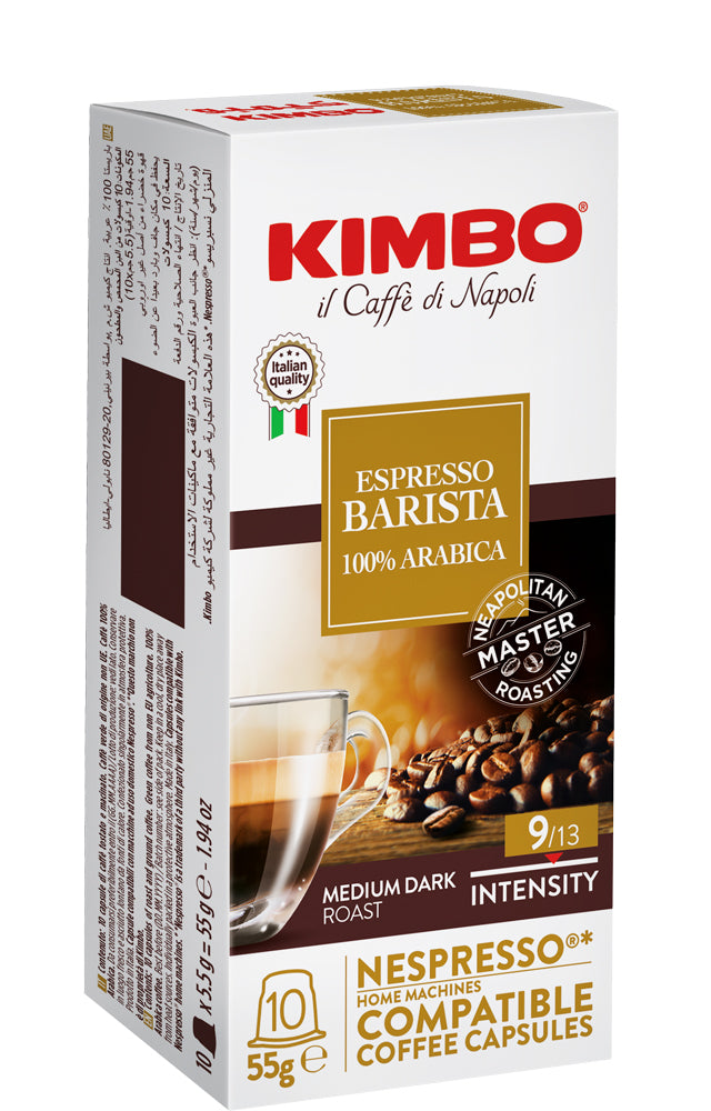 Capsules compatibles Kimbo Barista Nespresso®*