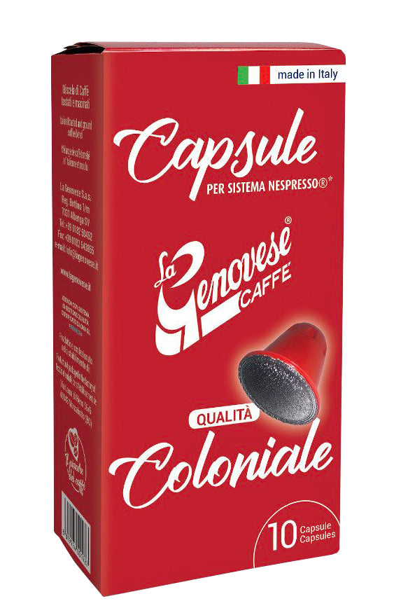 Capsules compatibles Nespresso®* La Genovese Coloniale