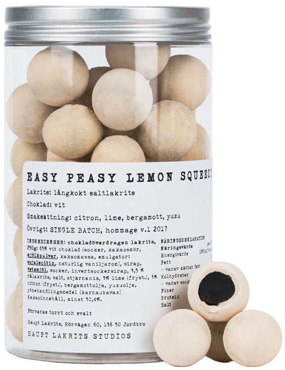 Boules de réglisse " Easy Peasy Lemon Squeezy " - Haupt Lakrits