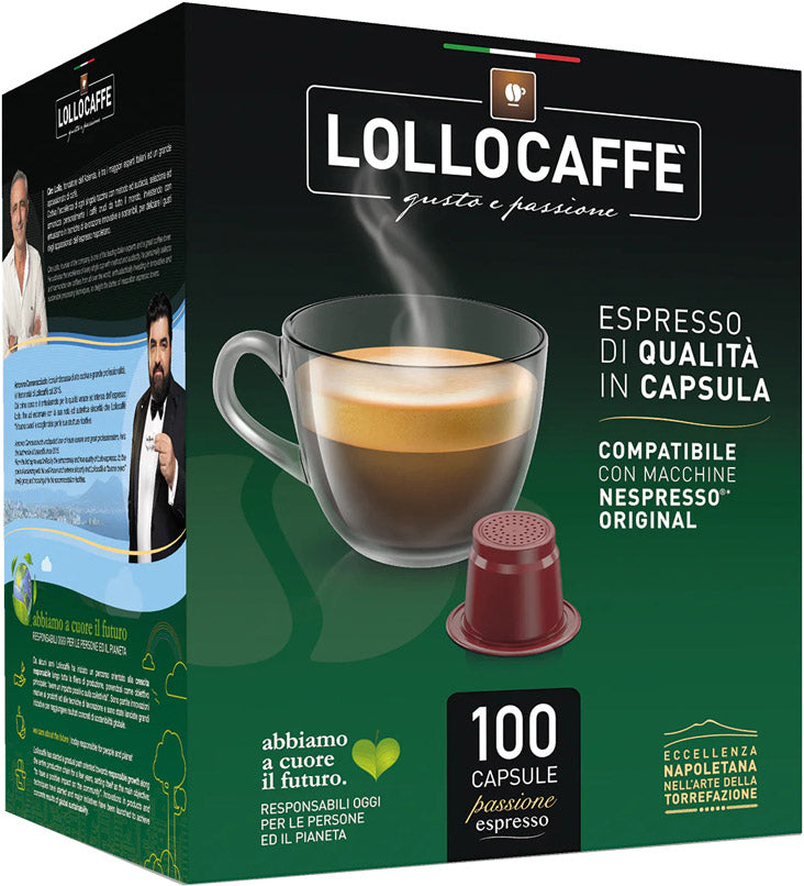 Capsules Lollo Caffè CLASSICO - Compatibles Nespresso®*