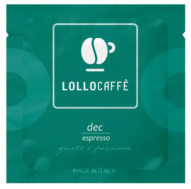 Dosettes ESE Lollo Caffè DECAFFEINATO
