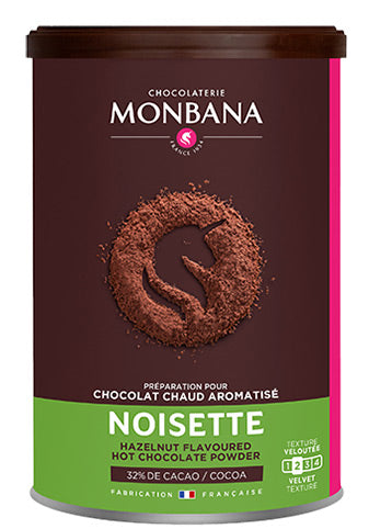 Chocolat en poudre aromatisé à la noisette - Monbana