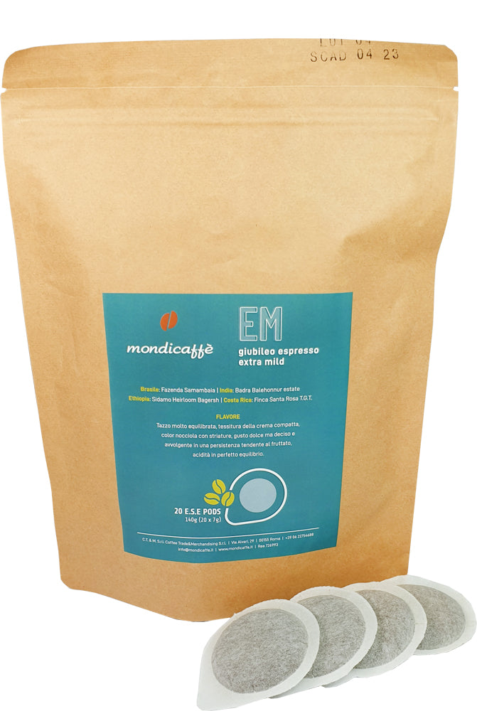 Tampons Mondicaffè EM Giubileo ESE sans emballage