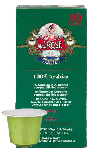 Capsules Mrs. Rose - compatibles Nespresso®
