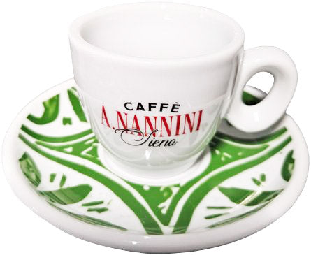 Tasse à Cappuccino verte - Caffè Nannini