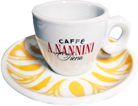Tasse à Cappuccino jaune - Caffè Nannini
