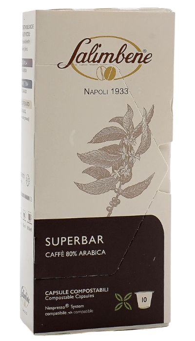 Capsules (Compostables) Caffè Salimbene SUPERBAR 