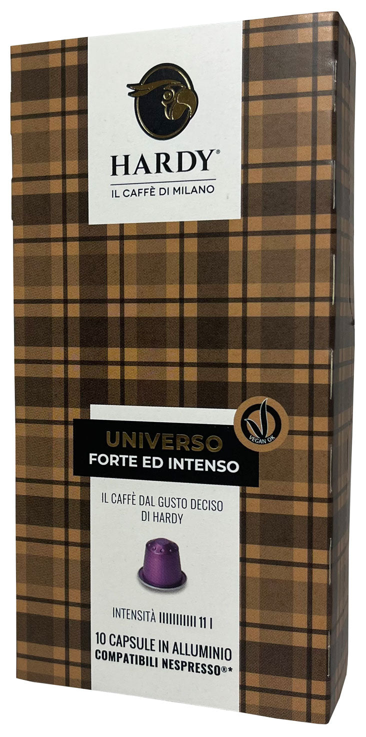 Capsules HARDY UNIVERSO - compatibles Nespresso®*