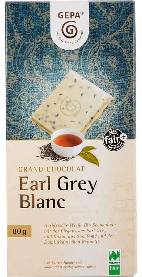 GEPA BIO chocolat Earl Grey Blanc