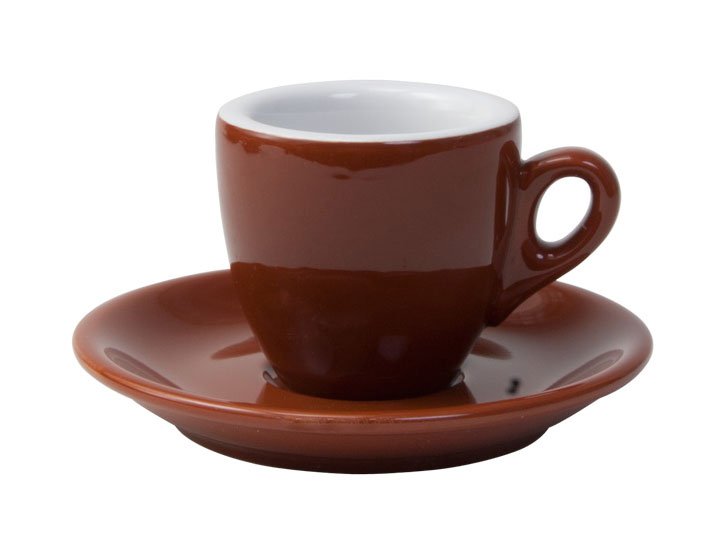 Tasse à expresso marron - Rom