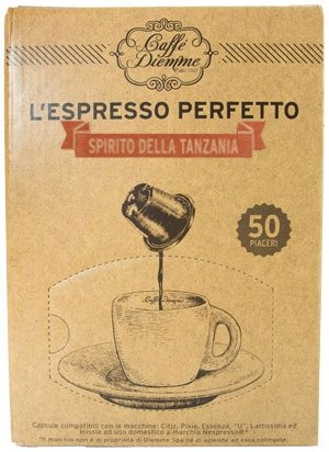 Capsules Caffè Diemme SPIRITO DELLA TANZANIA - compatibles Nespresso®*